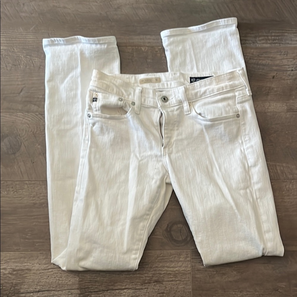 AG Adriano Goldschmied White Denim Pants